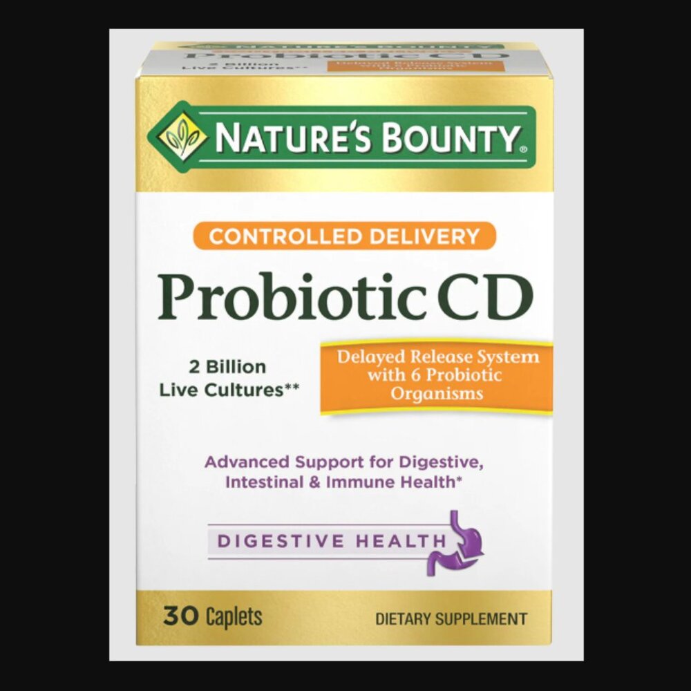 Nature's Bounty Controlled Delivery Pr0 biotic, 30 Capsules - FACTORY SEALED